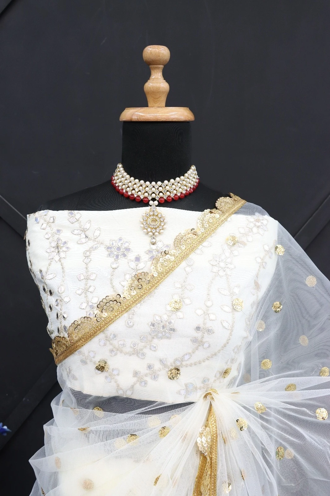 Vardan Ethnic Bt 373 Heavy Nylone Butterfly Net Wholesale Fancy Saree — Wholesale Sarees, MPA wholesale from Surat - Gallery Image 2